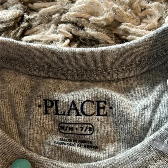 Children’s Place Kids’ Long Sleeve Gray Shirt - Picture 2 of 5